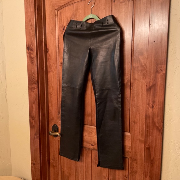 Manigance Paris Black Leather (front) size 42french (size 10 US) - Picture 2 of 4